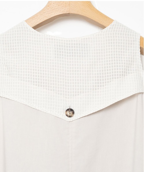 bedsidedrama(ベットサイドドラマ)の「Mixed Military Dress(ワンピース・レディース・ナチュラル/ブラック・1)」の16枚目の写真