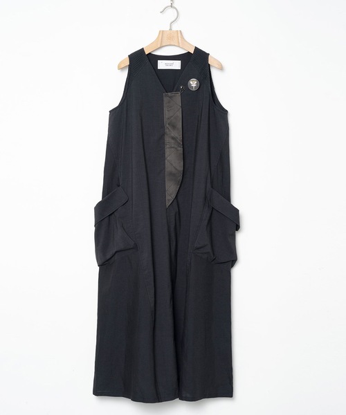 bedsidedrama(ベットサイドドラマ)の「Mixed Military Dress(ワンピース・レディース・ナチュラル/ブラック・1)」の17枚目の写真