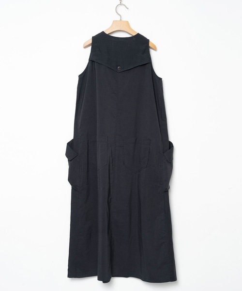 bedsidedrama(ベットサイドドラマ)の「Mixed Military Dress(ワンピース・レディース・ナチュラル/ブラック・1)」の18枚目の写真