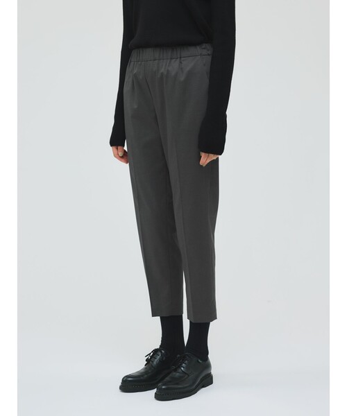 mizuiroind（ミズイロインド）の「mizuiro ind T/Rセンタープレスパンツ（その他パンツ・レディース・ベージュ/ライトグレー/ブラック/チャコールグレー・1/2）」の14枚目の写真