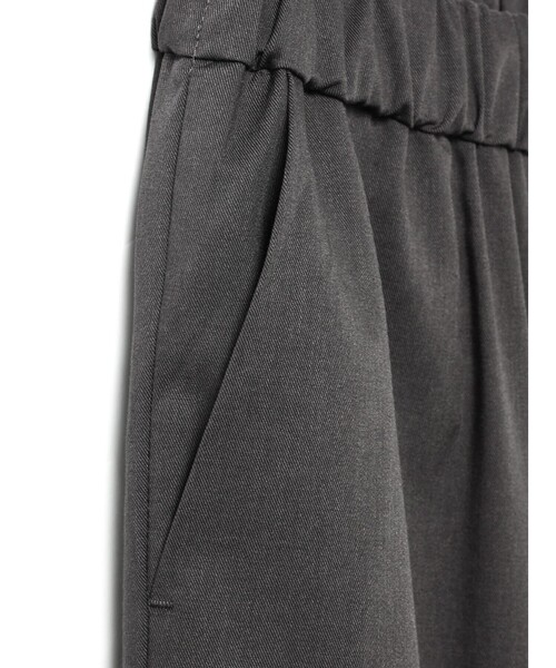 mizuiroind（ミズイロインド）の「mizuiro ind T/Rセンタープレスパンツ（その他パンツ・レディース・ベージュ/ライトグレー/ブラック/チャコールグレー・1/2）」の10枚目の写真