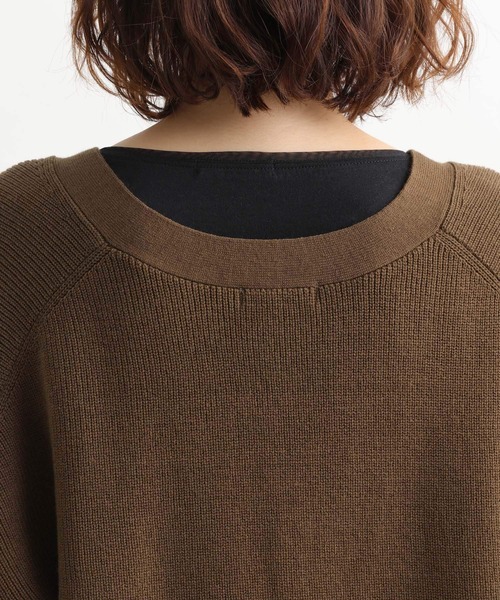 studio CLIP（スタディオクリップ）の「12ゲージ畦Vネックニットカーディガン（カーディガン/ボレロ・レディース・ピンク/ブラウン/チャコール/アイボリー・FREE）」の16枚目の写真