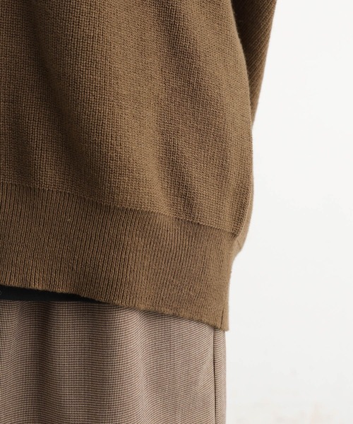 studio CLIP（スタディオクリップ）の「12ゲージ畦Vネックニットカーディガン（カーディガン/ボレロ・レディース・ピンク/ブラウン/チャコール/アイボリー・FREE）」の19枚目の写真