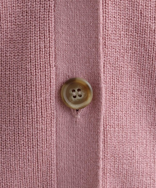 studio CLIP（スタディオクリップ）の「12ゲージ畦Vネックニットカーディガン（カーディガン/ボレロ・レディース・ピンク/ブラウン/チャコール/アイボリー・FREE）」の21枚目の写真