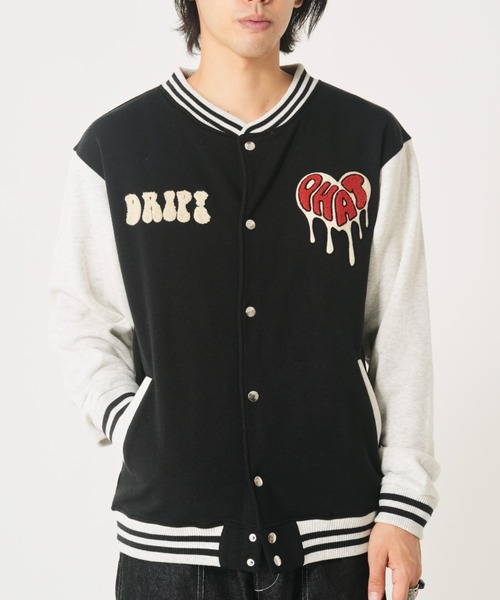 セール】裏起毛サガラ刺繍スタジャン(M1)（スタジャン）｜CORISCO