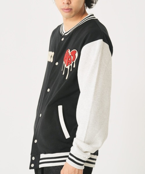 セール】裏起毛サガラ刺繍スタジャン(M1)（スタジャン）｜CORISCO