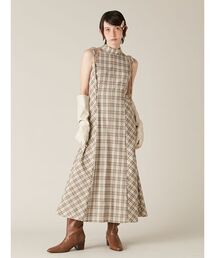 スキッパーポロニットワンピース（ワンピース）｜LILY BROWN（リリー