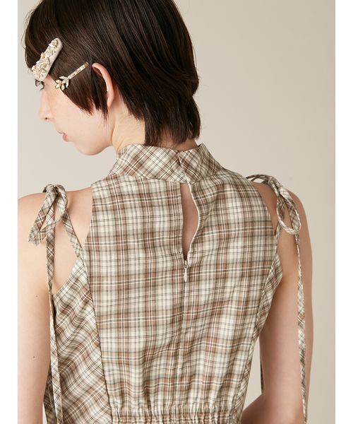 アメスリチェックワンピース（ワンピース）｜LILY BROWN（リリー