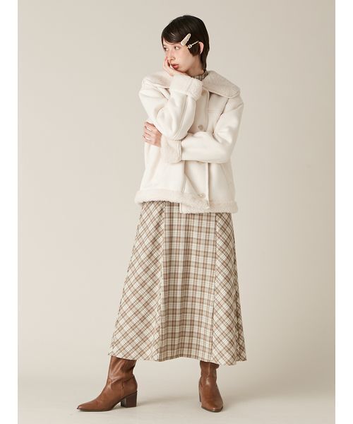 アメスリチェックワンピース（ワンピース）｜LILY BROWN（リリー