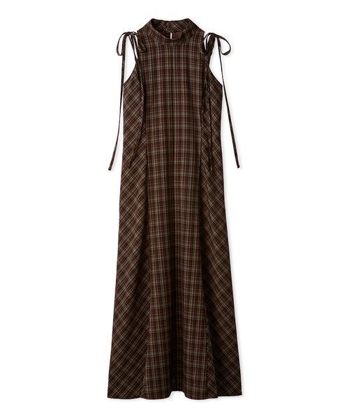 アメスリチェックワンピース アメスリチェックワンピース(マキシ・ロングワンピース)｜ワンピース