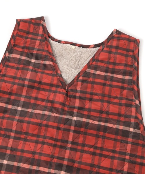 studio CLIP（スタディオクリップ）の「ボアキルトエプロン（エプロン・レディース・ブラック/レッド/アイボリー・FREE）」の16枚目の写真