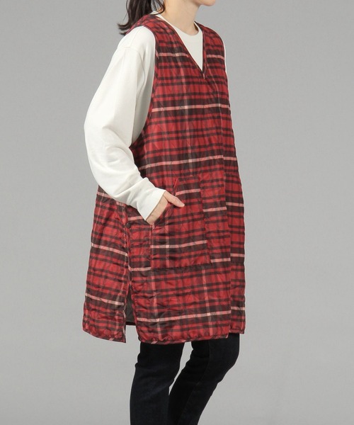 studio CLIP（スタディオクリップ）の「ボアキルトエプロン（エプロン・レディース・ブラック/レッド/アイボリー・FREE）」の11枚目の写真