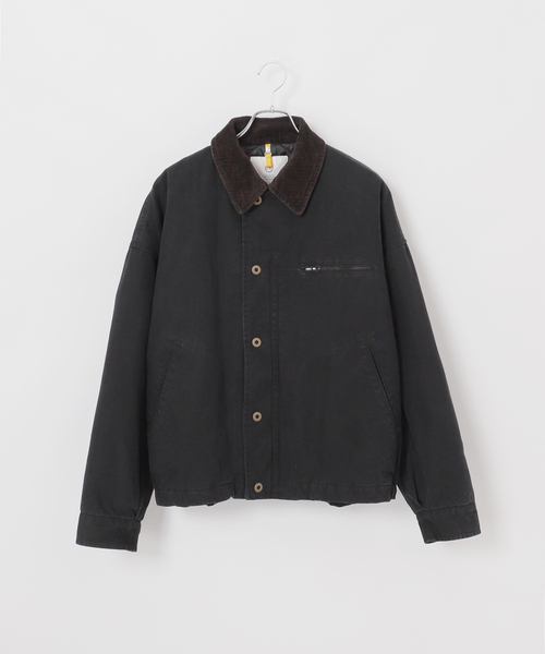 PLANET OF EARTH】ヘビーダック パテッドブルゾン（ミリタリー