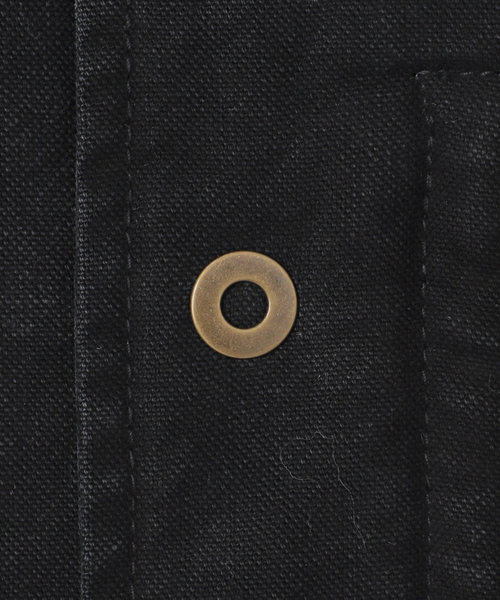 B.C STOCK(ベーセーストック)の「【PLANET OF EARTH】ヘビーダック パテッドブルゾン(ミリタリージャケット・メンズ・ブラウン/ベージュ/ブラック・MEDIUM/LARGE)」の19枚目の写真