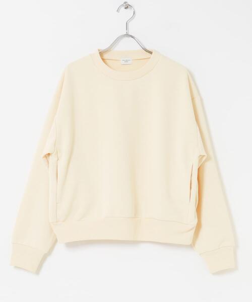 URBAN RESEARCH DOORS（アーバンリサーチドアーズ）の「速乾裏毛サイドポケットプルオーバー（Tシャツ/カットソー・レディース・ナチュラル/チャコールグレー/パープル・MEDIUM）」の11枚目の写真