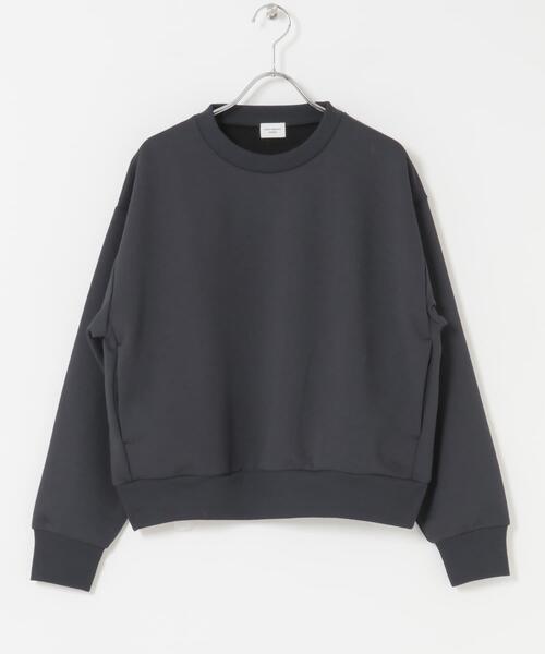 【着用回数(少)】 yori 速乾裏毛プルオーバー グレー セール】速乾裏毛サイドポケットプルオーバー（Tシャツ/カットソー