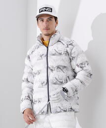 PING（ピン）の「【PING APPAREL】全方向ストレッチ接結ボーダー2WAY中綿ブルゾン ＜PERFORMANCE＞ (MENS)（ブルゾン）」