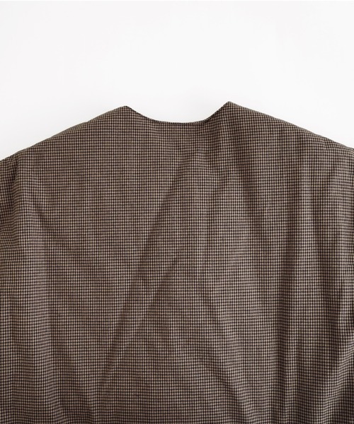 フォーカスウォームショートコート（ノーカラーコート