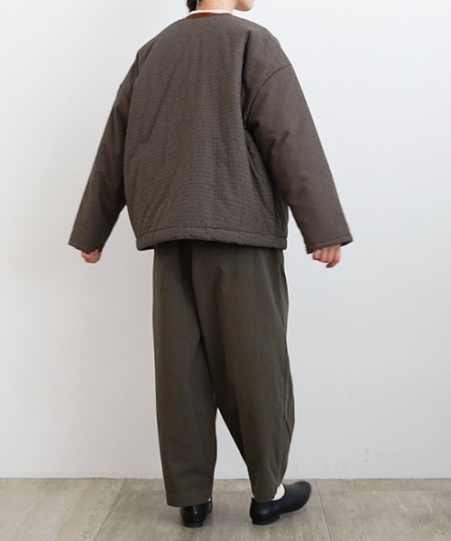 フォーカスウォームショートコート（ノーカラーコート）｜オローネ