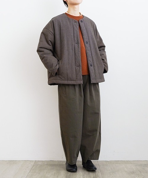 セール】フォーカスウォームショートコート（ノーカラーコート