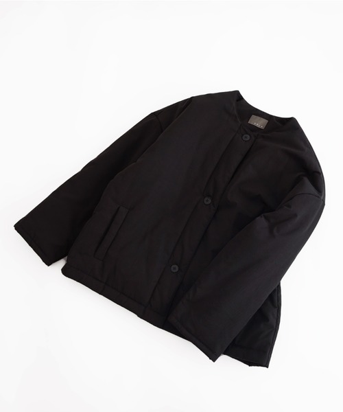 フォーカスウォームショートコート（ノーカラーコート）｜オローネ