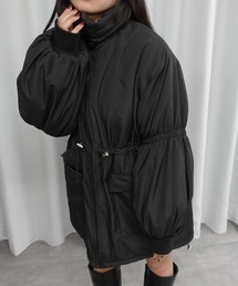 Lots of Love（ロッツオブラブ）の「ドロストスリーブスタンドカラーミドル丈中綿ブルゾン（ブルゾン）」