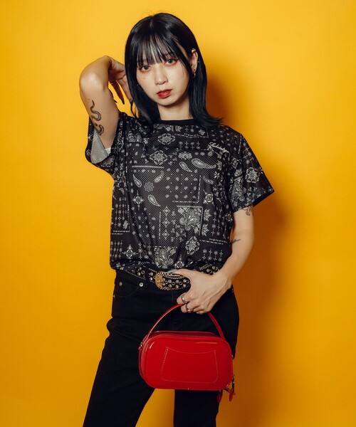 Subciety(サブサエティ)の「【WOMEN】Foot ball shirt(Tシャツ/カットソー・レディース・カモフラージュ/マルチ/ブラック・FREE)」の12枚目の写真