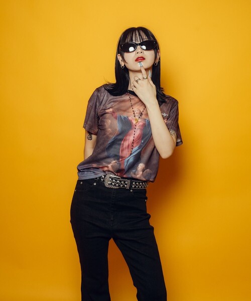 Subciety(サブサエティ)の「【WOMEN】Foot ball shirt(Tシャツ/カットソー・レディース・カモフラージュ/マルチ/ブラック・FREE)」の19枚目の写真