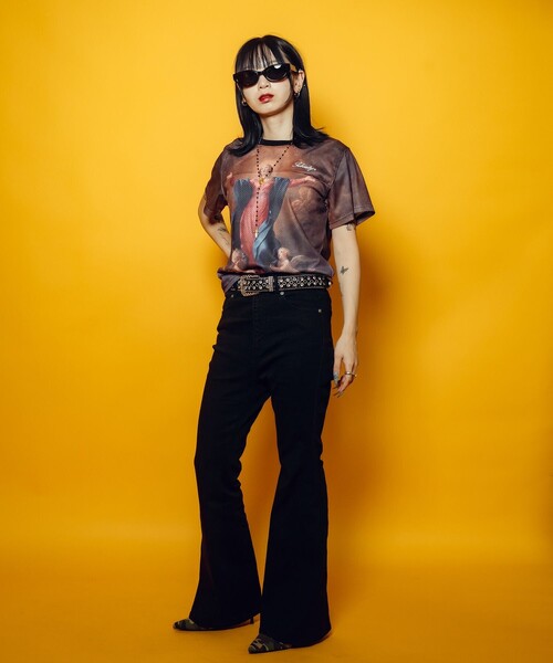 Subciety(サブサエティ)の「【WOMEN】Foot ball shirt(Tシャツ/カットソー・レディース・カモフラージュ/マルチ/ブラック・FREE)」の20枚目の写真