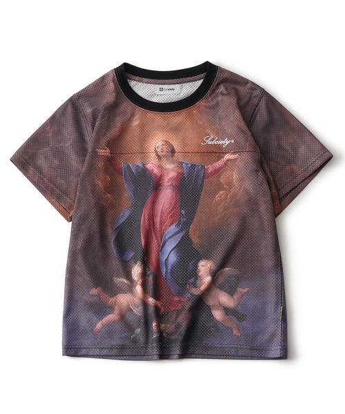 Subciety(サブサエティ)の「【WOMEN】Foot ball shirt(Tシャツ/カットソー・レディース・カモフラージュ/マルチ/ブラック・FREE)」の5枚目の写真