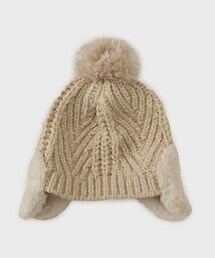 THE SHOP TK  | フェイクファー耳当てワッチ(ニットキャップ/ビーニー)