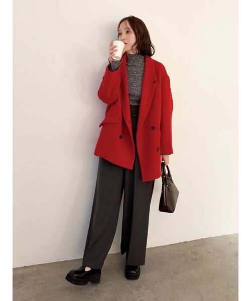 LAGUNAMOON（ラグナムーン）の「【WEB限定】メランジタートルニット（ニット/セーター・レディース・ベージュ/ライトグリーン/ブラック・FREE）」の8枚目の写真