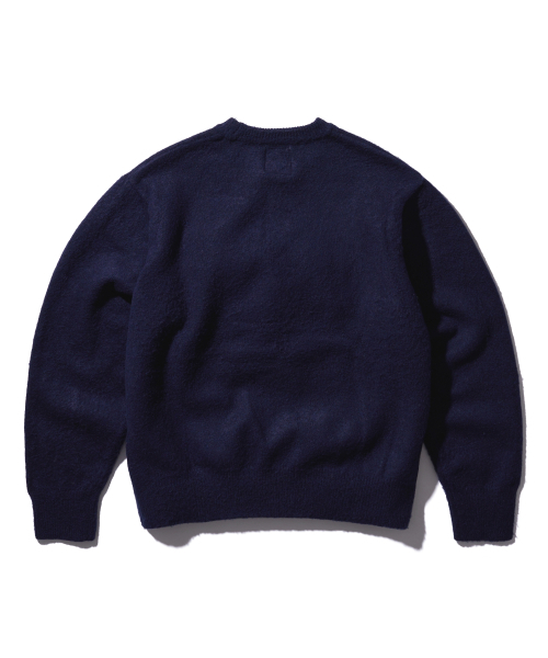 AECA(エイカ)の「AECA LOVE DOODLE KNIT-NAVY(ニット/セーター・レディース・その他・LARGE/MEDIUM/W/SMALL)」の5枚目の写真