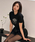 NICK&NICOLE�i�j�b�N�A���h�j�R�[���j�́uMINI BUTTERFLY SIGNATURE HALF KNIT_BLACK�i�j�b�g/�Z�[�^�[�j�v�b���̑�
