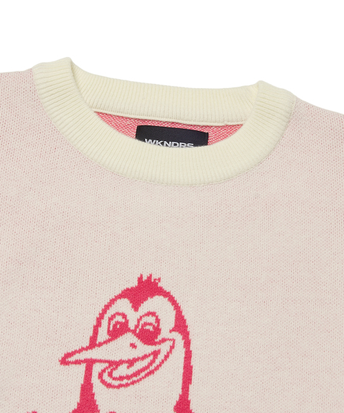 WKNDRS(ウィーキャンドース)の「PENGUIN KNIT SWEATER (IVORY)(ニット/セーター・レディース・その他・MEDIUM/LARGE/X-LARGE)」の3枚目の写真