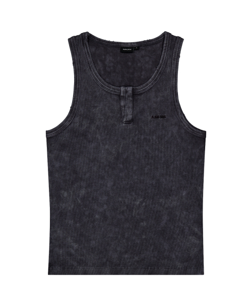 AAKAM(アーカム)の「Vintage Washed Slit Sleeveless (Dark Blue)(Tシャツ/カットソー・レディース・その他・1/2)」の1枚目の写真
