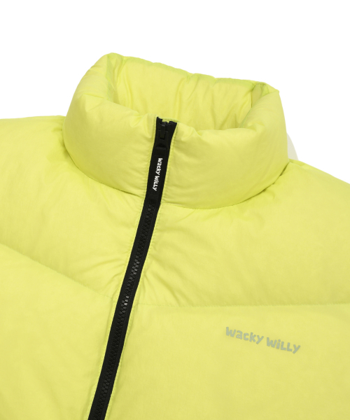 Wacky WiLLy（ワッキーウィリー）の「ナイロンダウンジャケットライム（ダウンジャケット/コート・レディース・その他・SMALL/MEDIUM/LARGE/X-LARGE）」の5枚目の写真