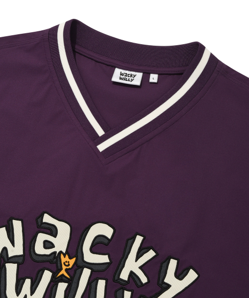 Wacky WiLLy(ワッキーウィリー)の「タイポ化繊ロングスリーブTシャツパープル(Tシャツ/カットソー・レディース・その他・SMALL/MEDIUM/LARGE)」の4枚目の写真