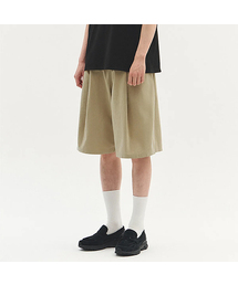XERO | ディープワンタックコットンウォッシュドバンディングショーツ(その他パンツ)