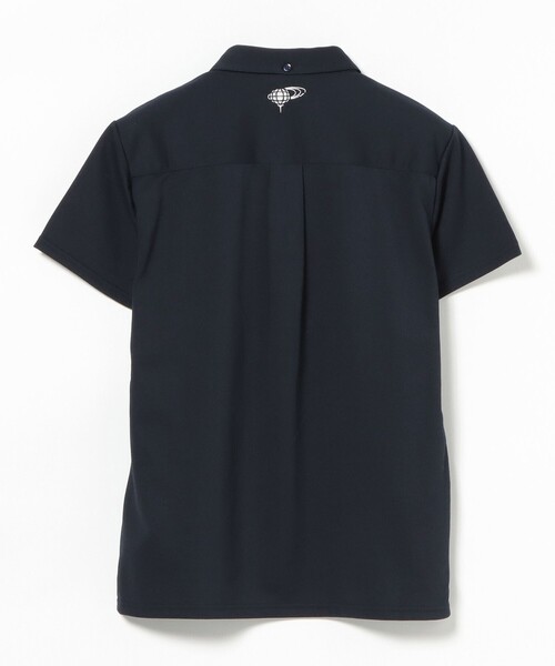 BEAMS GOLF(ビームスゴルフ)の「ORANGE LABEL / 鹿の子 ボタンダウン ポロシャツ(吸水速乾・UVカット)(ポロシャツ・レディース・サックスブルー/ネイビー・LARGE/MEDIUM/SMALL)」の5枚目の写真