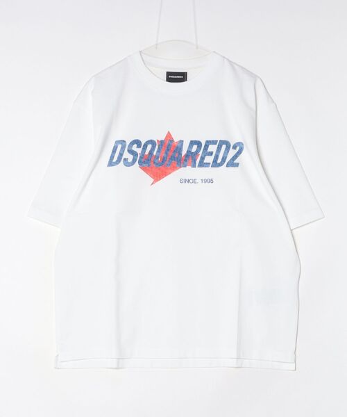 DSQUARED2(ディースクエアード)の「Rider Loose Fit T-Shirt/0261/CO(Tシャツ/カットソー・メンズ・ホワイト・XL/M/S/L)」の1枚目の写真