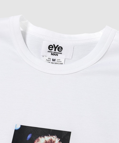 eYe JUNYA WATANABE MAN（アイジュンヤワタナベマン）の「『BerBerJin』W-NAME 「David Bowie」PRINT TEE（Tシャツ/カットソー・メンズ・ホワイト・S/M/L/XL）」の3枚目の写真