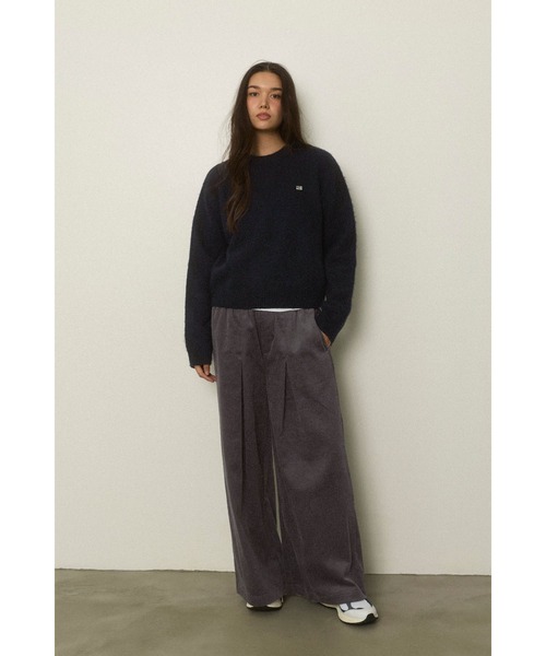 ALEXIA STAM（アリシアスタン）の「Corduroy Tuck Pants /コーデュロイタックパンツ（その他パンツ・レディース・ネイビー/アイボリー・S/M）」の15枚目の写真