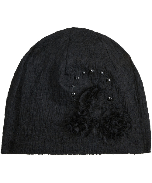 FLAREUP（フレアアップ）の「Ruffle Shirring Beanie (FL-740_Black)（ニットキャップ/ビーニー・レディース・ブラック・OS）」の12枚目の写真