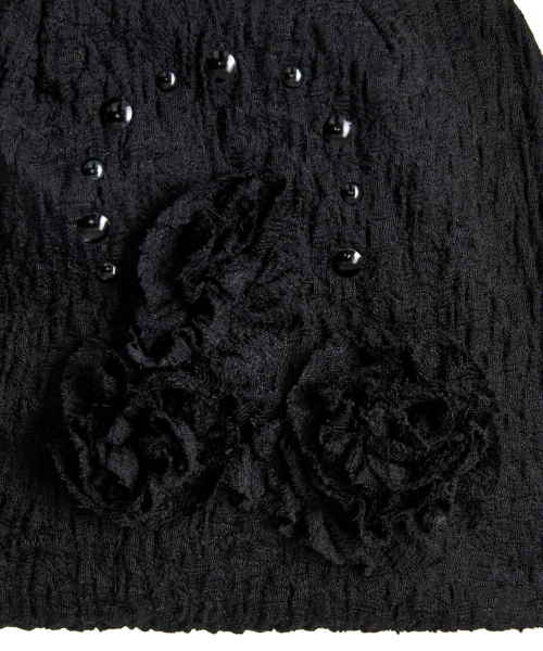 FLAREUP（フレアアップ）の「Ruffle Shirring Beanie (FL-740_Black)（ニットキャップ/ビーニー・レディース・ブラック・OS）」の14枚目の写真