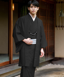 KYOETSU | 洗えるメンズ縞柄袷羽織(着物)