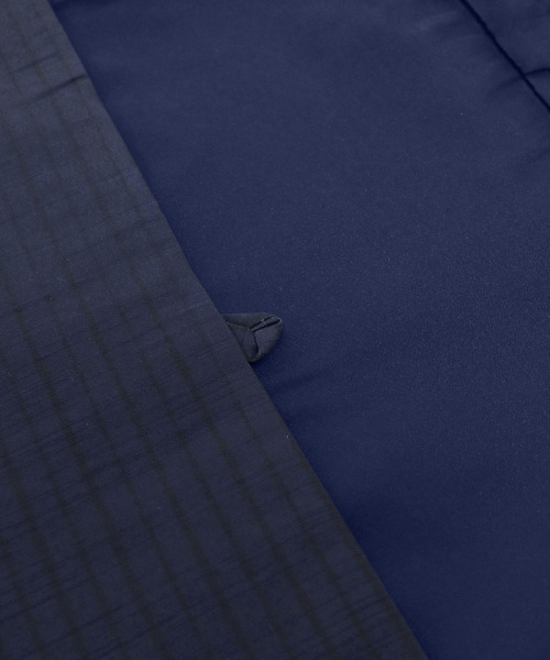 KYOETSU（キョウエツ）の「洗えるメンズ縞柄袷羽織（着物・メンズ・ブラック/ボルドー/ネイビー/ダークグレー・L/S/3L/LL/M）」の21枚目の写真