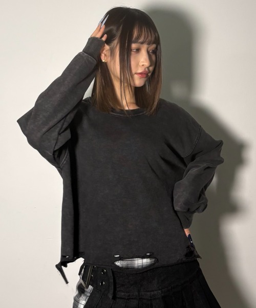 .KOM(ドットコム)の「A'GEM/9 × .kom 『.KOMZ/ドットケーオーエムゼット』 デザインスエット(スウェット・レディース・ピンク/ブラック/グレー・FREE)」の14枚目の写真