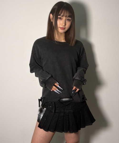 .KOM(ドットコム)の「A'GEM/9 × .kom 『.KOMZ/ドットケーオーエムゼット』 デザインスエット(スウェット・レディース・ピンク/ブラック/グレー・FREE)」の13枚目の写真