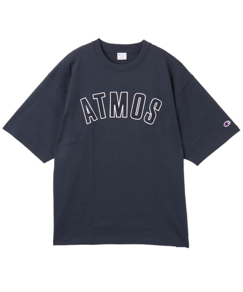 Champion(チャンピオン)の「champion x atmos Jersey T-shirt / チャンピオン アトモス ジャージー T-シャツ 【SP】(Tシャツ/カットソー・メンズ・ホワイト/ネイビー/ダークグリーン/ブラック・L/XL/M)」の4枚目の写真